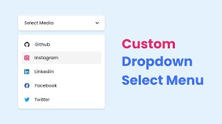 Custom Dropdown Select Menu in HTML CSS amp JavaScript [upl. by Revolc596]