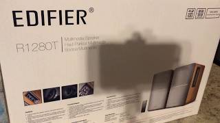 Edifier R1280T Studio Monitor Speakers Unboxing Review amp Demo [upl. by Arual]