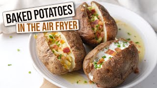 Air Fryer Baked Potatoes w Crispy Skin [upl. by Judon951]