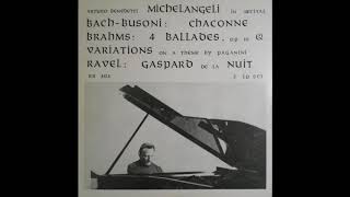 Arturo Benedetti Michelangeli plays Brahms Paganini Variations 1974 New Transfer [upl. by Kcirdde]