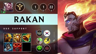 Rakan Support vs Poppy Vision Controller  KR Challenger Patch 1418 [upl. by Pompei669]