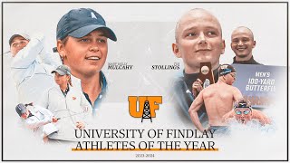 202324 University of Findlay Athletes of the Year  Mary Kelly Mulcahy amp Tim Stollings [upl. by Morry951]