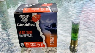 Cheddite 28 Gauge Target Load 34 Ounce 8 Shot  Breakdown [upl. by Ahsert]