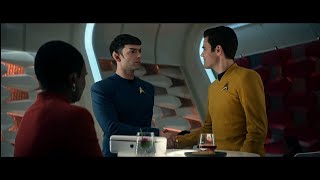 James drinks with Uhura and finally meets Spock  Star Trek Strange New Worlds season 2 episode 6 [upl. by Harl]