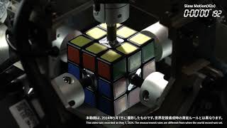 Mitsubishi Electric Recognized by GUINNESS WORLD RECORDS for fastest robot to solve a puzzle cube [upl. by Cochard]