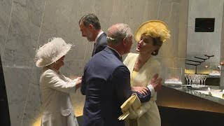 Prince Charles Royal kiss mixup with Spanish King and Queen [upl. by Ohare]