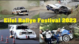 Eifel Rallye Festival 2023  WRC Group B Crashes Mistakes Pure SoundBest of by 206GT [upl. by Hsepid]