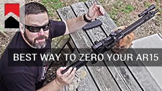 The Best Way to Zero Your AR15 [upl. by Ronald979]