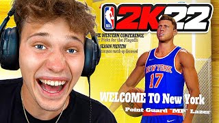 My First Game In The NBA  NBA 2K22 My Career 5 [upl. by Addam]