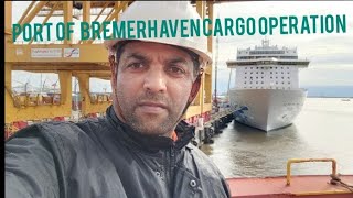 Port Of Bremerhaven  Cargo operation [upl. by Fulviah264]