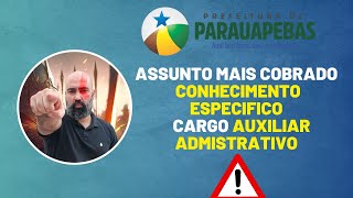 Conhecimento Especifico  Cargo Auxiliar administrativo  Arquivamento de documento  Aula 1 [upl. by Ayouqes916]