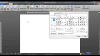 How to Insert ASCII in Word 2007  2010 [upl. by Terence120]