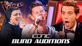 The Most ICONIC Blind Auditions of All Time on The Voice  Top 10 [upl. by Dranyam]