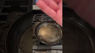 Seasoning a cast iron skillet [upl. by Darnall311]