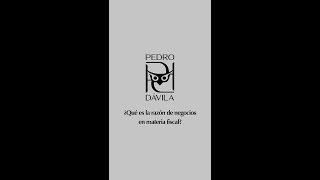 ¿Qué es la razón de negocios en materia fiscal [upl. by Pyne210]