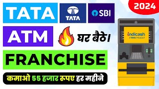 Earn 60KMo Side Income TATA IndiCash ATM Franchise 🏧 Full Process 🔥 Small Business Ideas 2024 [upl. by Senga]