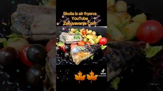 Skuša iz air fryera Air fryer recipemackerel zakuvavanjecom airfryerrecipes skuša mackerel [upl. by Lori]