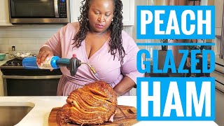 Christmas ham recipe with peach jam and SPICY Georgia Peanuts [upl. by Deraj]