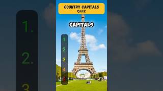 Can You Name These World Capitals in 10 Seconds 🌍 challenge [upl. by Ara567]