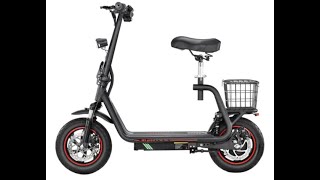 Bogist M5 ProS Electric Scooter with Seat 500W Motor 12 Inch Pneumatic Tire 48V 13Ah EU9NL [upl. by Neom]