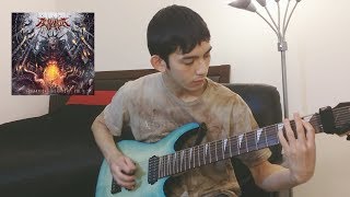 Acrania  Exterminate The Liberated Guitar Cover [upl. by Alauqahs]