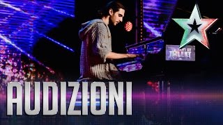 I timori e le speranze del pianista Mitja  Italias Got Talent 2015 [upl. by Eelam]