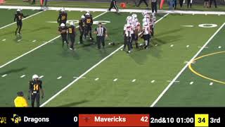 Nacogdoches Dragons vs Marshall Mavericks Oct 25 2024 [upl. by Frasquito]