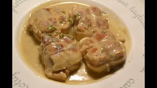 Paupiettes de porc sauce roquefort au cookeo [upl. by Ramburt403]