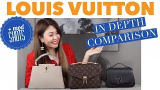 LOUIS VUITTON COMPARISON  POCHETTE METIS v CAPUCINES BB vs Neo Vivienne  Mel in Melbourne [upl. by Mathilda]