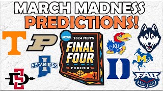 Filling Out Joe Lunardi’s BRACKETOLOGY Full MARCH MADNESS PREDICTIONS [upl. by Adiarf]