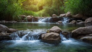 Peaceful River Flow  Natural Soundscapes for Mindful Meditation and Study [upl. by Nniw]