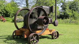 How to start a Ruston amp Hornsby Stationary Engine  Matt Young  Tamar Vintage Tractors [upl. by Edgard735]