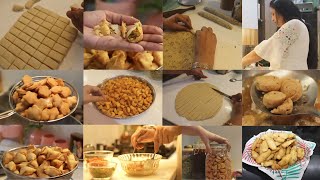 8 तरह की स्पेशल मसाला  स्टफ्ड नमकीन  मीठी मठरी  Snacks  Mathri  Namkeen for Festivals [upl. by Ellehcal]