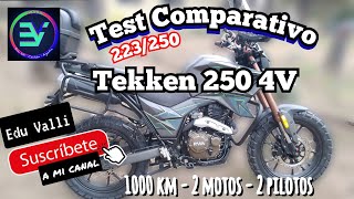 TEKKEN 250 4V Test Comparativo 223250 [upl. by Henryetta]