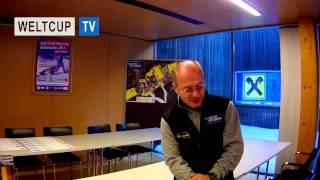 Interview mit Siegfried Kniewasser  Ski Weltcup Hinterstoder 2011 [upl. by Amri320]