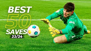 Best 50 Goalkeeper Saves 202324  HD 12 [upl. by Kunkle]