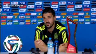 David Villa se despide de la selección española [upl. by Macgregor]