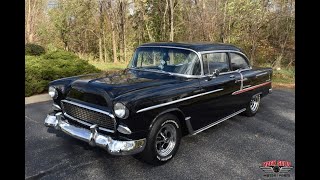 Small Block 427 Stroker V8 Powered 1955 Chevrolet Bel Air Test drive [upl. by Arahc]