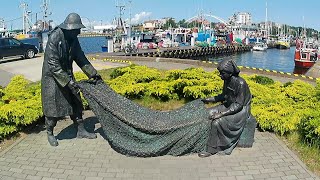 🇵🇱 Kołobrzeg Kolberg Polska Fishing Port in Kołobrzeg Port Rybacki w Kołobrzegu 4K [upl. by Capriola]