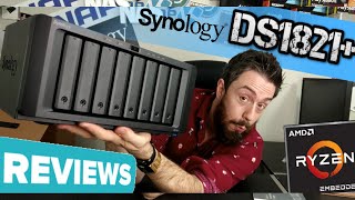 Synology DS1821 NAS Hardware Review [upl. by Isyad]