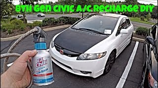 Honda Civic Si AC Recharge DIY 2006 2011 Si [upl. by Aiblis322]