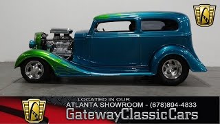 1934 Chevrolet Sedan  Gateway Classic Cars of Atlanta 195 [upl. by Refinney]