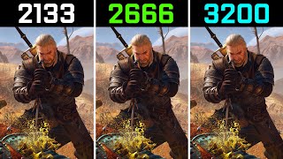 How important is RAM speed on Ryzen 5 3600 2133MHz vs 2666MHz vs 3200MHz  Test in 7 Games [upl. by Theodor938]