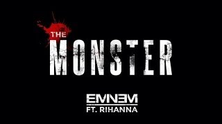 Eminem ft Rihanna  The Monster Clean  Lyrics [upl. by Eigger]