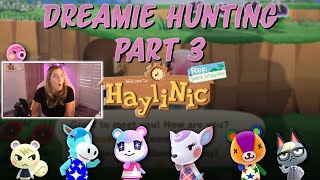 DREAMIE HUNTING FINALE Part 3  Animal Crossing New Horizons  HayliNIc [upl. by Michelle769]