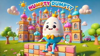 HUMTY DUMPTY Nursery Rhymes  Song for kindergarten kids [upl. by Gorges533]