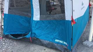 ARPENAZ BASE M from Quechua Camping SetUp and quick review [upl. by Aerol]