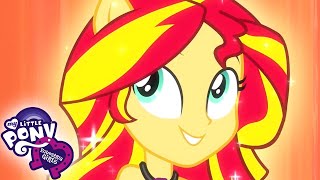 My Little Pony Equestria Girls  Rainbow Rocks Música de cine quotBienvenida al showquot  MLP EG [upl. by Lorne]