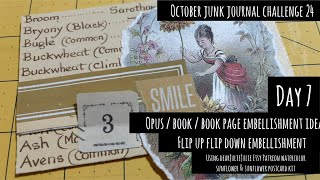 Thursday’s NEW video Day 7 Opus Book page flip up flip down pocket [upl. by Iruyas]