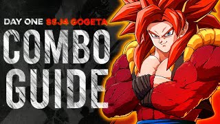 DBFZ SSJ4 GOGETA  Basic Combos and when to use them [upl. by Mullac]